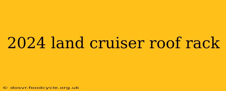 2024 land cruiser roof rack