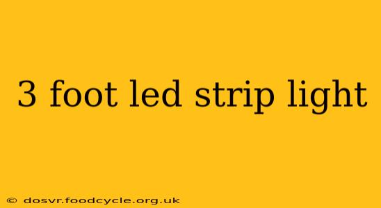 3 foot led strip light