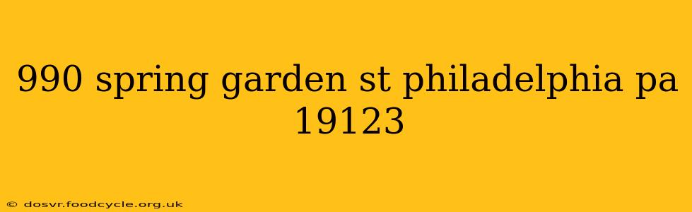 990 spring garden st philadelphia pa 19123