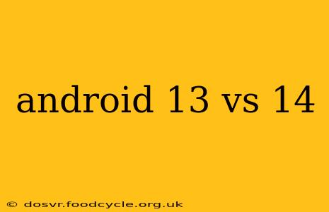 android 13 vs 14