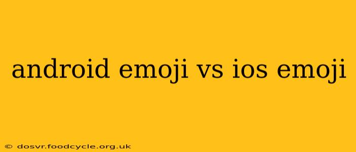 android emoji vs ios emoji