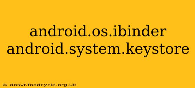 android.os.ibinder android.system.keystore