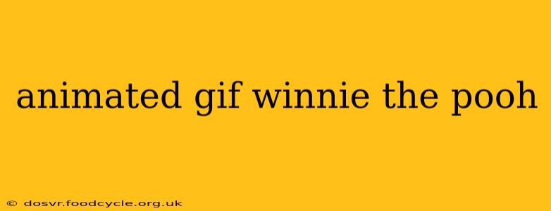 animated gif winnie the pooh