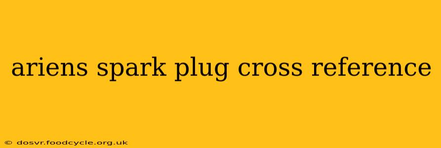 ariens spark plug cross reference