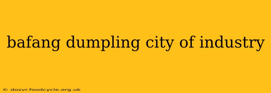 bafang dumpling city of industry