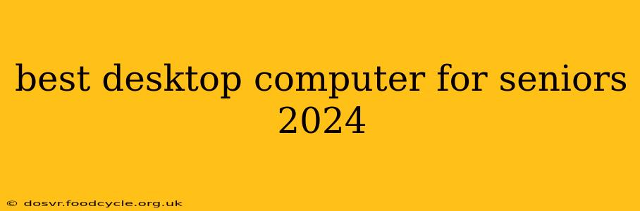 best desktop computer for seniors 2024