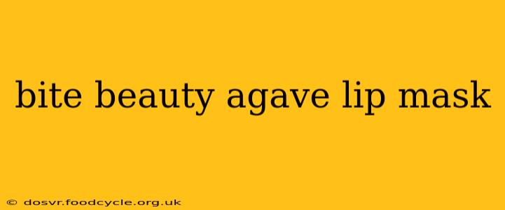 bite beauty agave lip mask