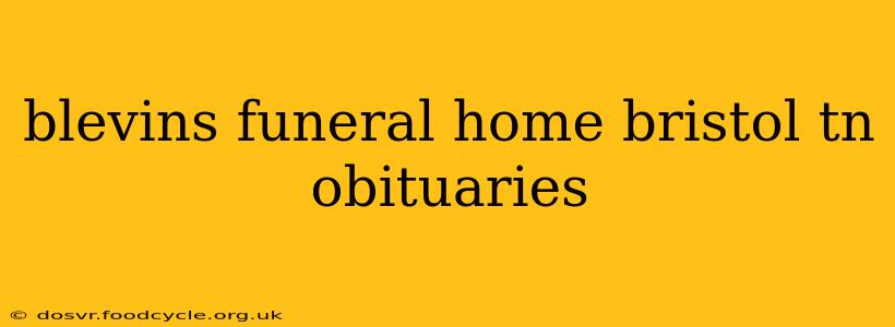 blevins funeral home bristol tn obituaries