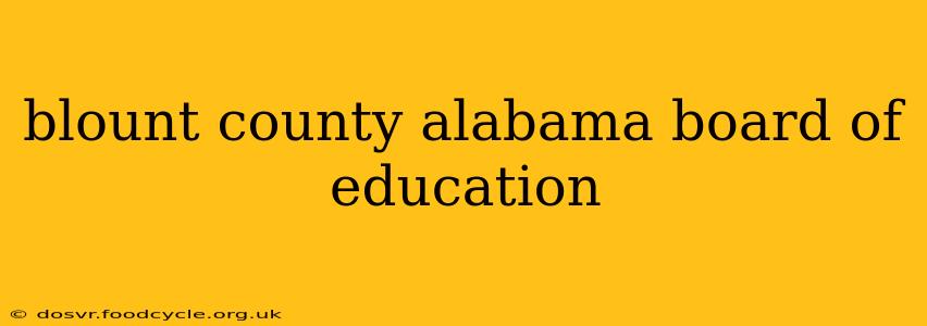 blount county alabama board of education