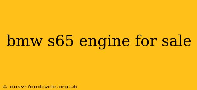 bmw s65 engine for sale