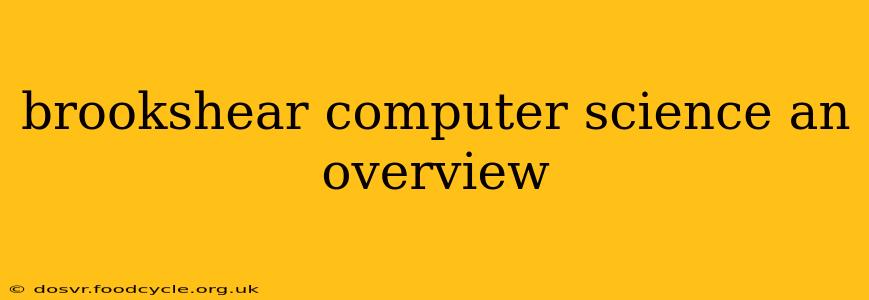 brookshear computer science an overview