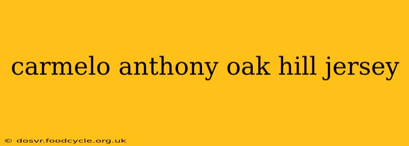 carmelo anthony oak hill jersey