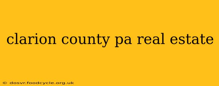 clarion county pa real estate
