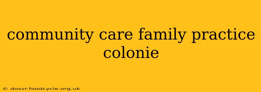 community care family practice colonie