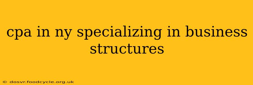 cpa in ny specializing in business structures