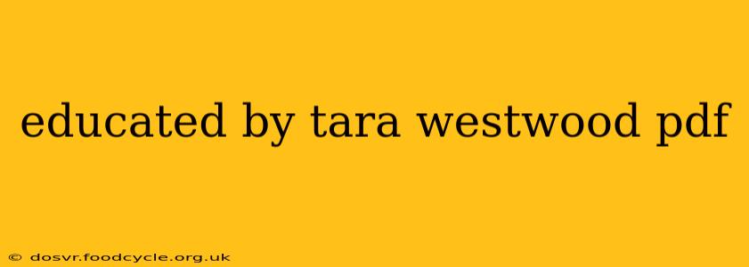 educated by tara westwood pdf