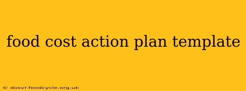 food cost action plan template