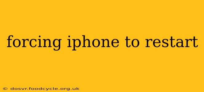 forcing iphone to restart
