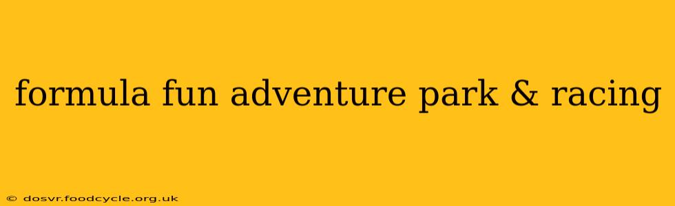 formula fun adventure park & racing