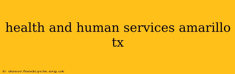 health and human services amarillo tx