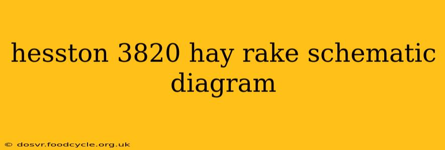 hesston 3820 hay rake schematic diagram