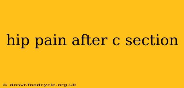 hip pain after c section