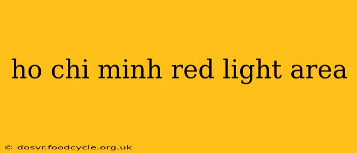 ho chi minh red light area