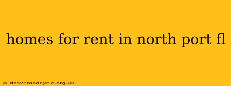 homes for rent in north port fl