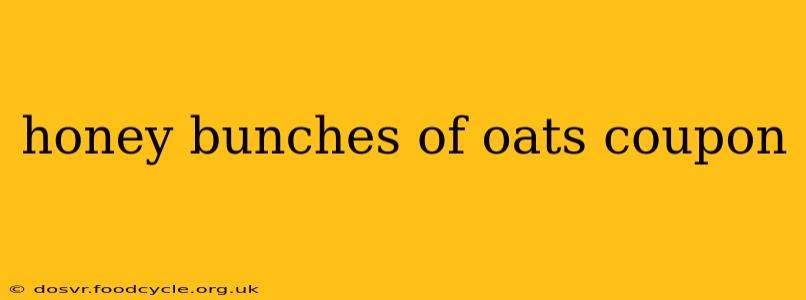 honey bunches of oats coupon