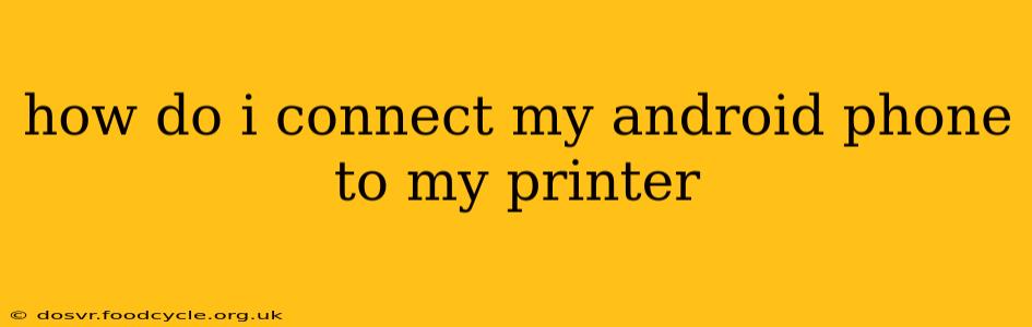 how do i connect my android phone to my printer