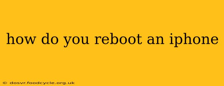 how do you reboot an iphone