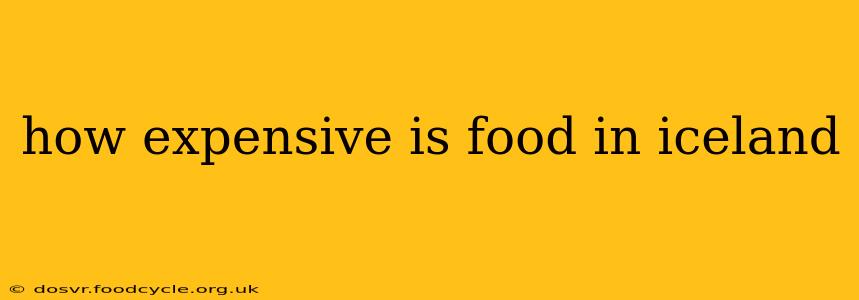 how expensive is food in iceland