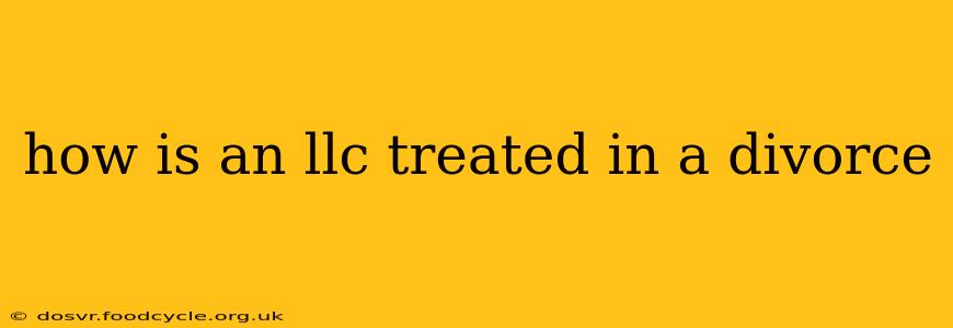 how is an llc treated in a divorce