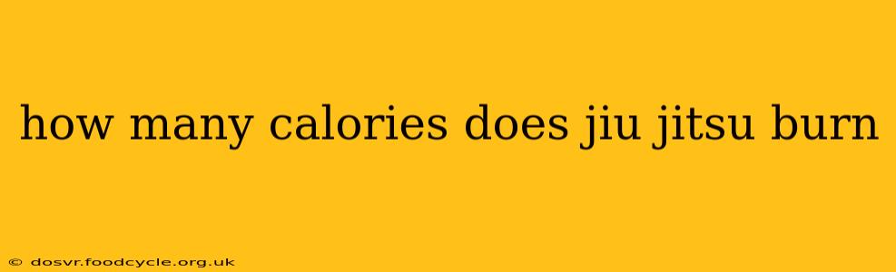 how many calories does jiu jitsu burn