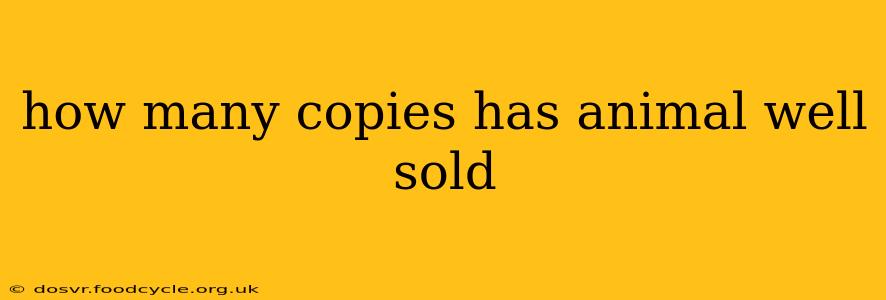 how many copies has animal well sold