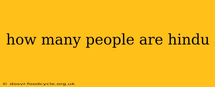 how many people are hindu