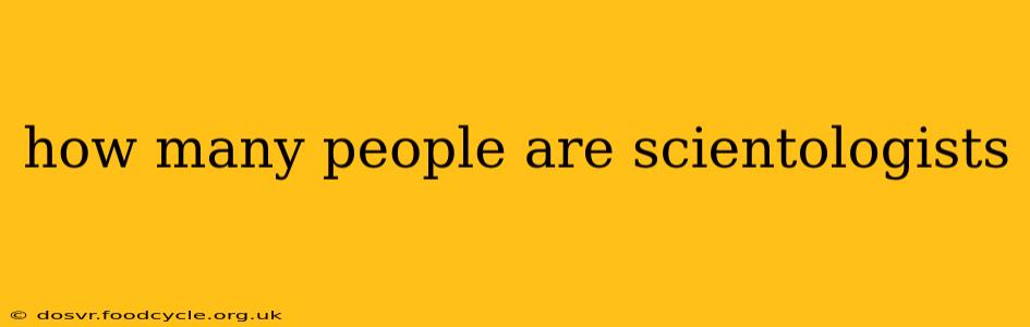how many people are scientologists
