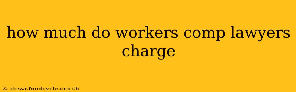 how much do workers comp lawyers charge