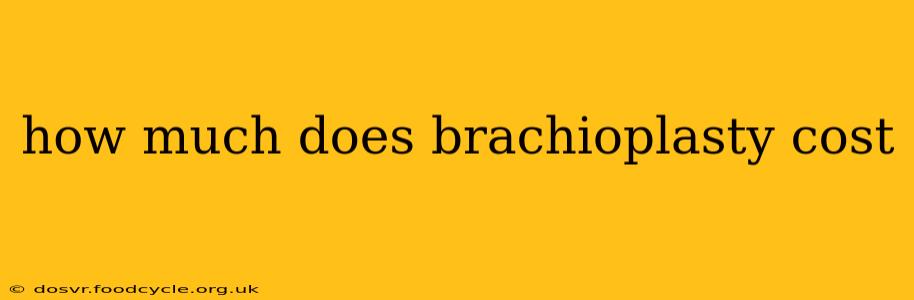 how much does brachioplasty cost