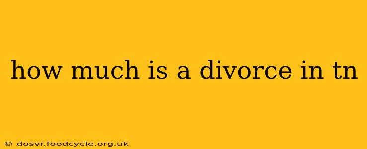 how much is a divorce in tn