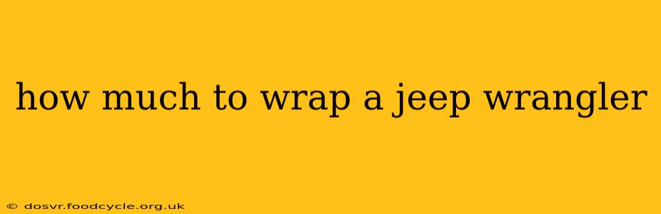 how much to wrap a jeep wrangler
