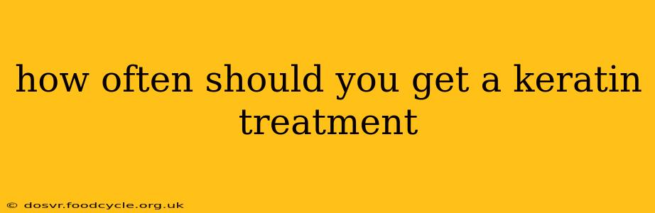 how often should you get a keratin treatment
