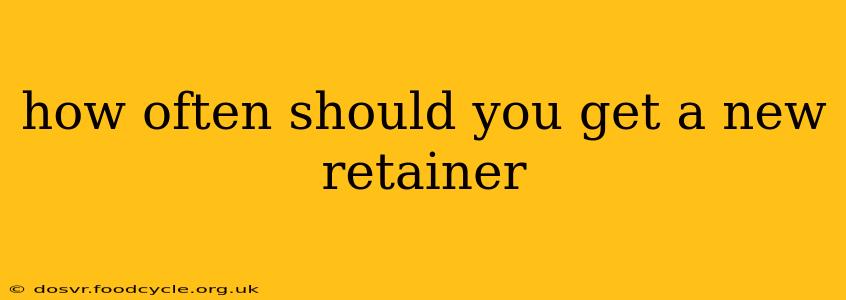 how often should you get a new retainer
