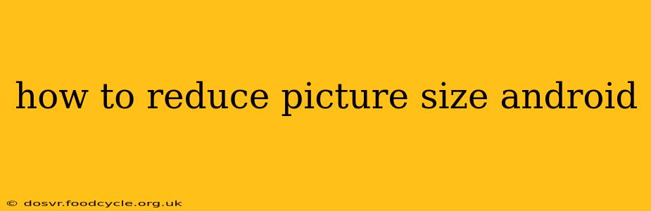 how to reduce picture size android