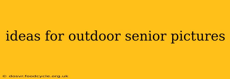 ideas for outdoor senior pictures