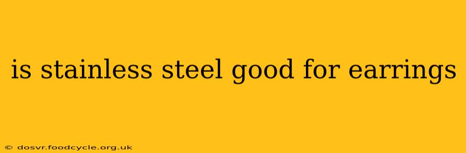 is stainless steel good for earrings