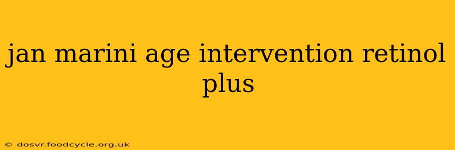 jan marini age intervention retinol plus