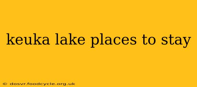 keuka lake places to stay