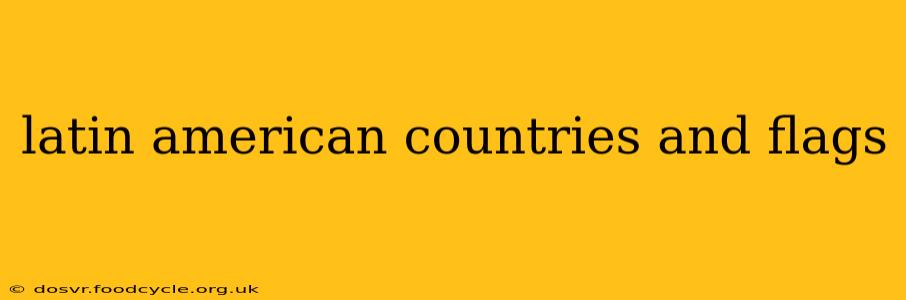 latin american countries and flags