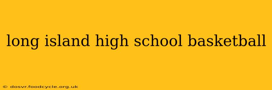 long island high school basketball
